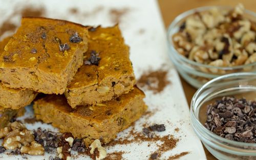 Close-up of yellow food