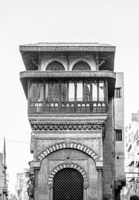 Low angle view of building against sky
