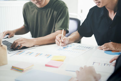 Young startup businessmen teamwork brainstorming