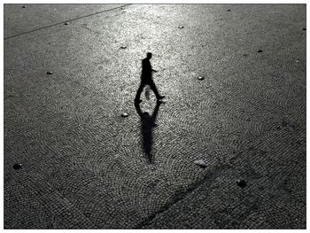 Low section of person on sand