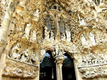 Low angle view of ornate building