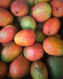 Full frame shot of fruits for sale in market