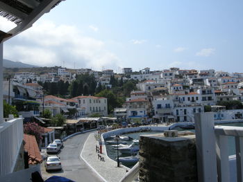 View of buildings in city