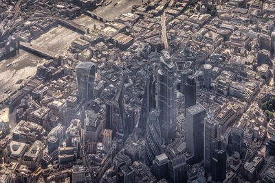 Full frame shot of modern buildings in london city