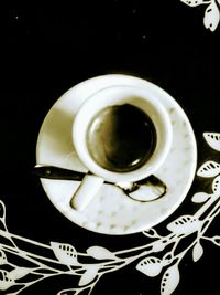 Close-up of coffee on table