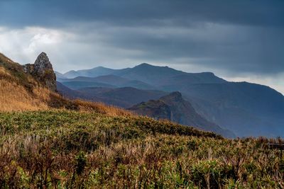 Scenic view of landscape against sky