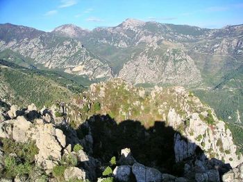 Scenic view of mountains