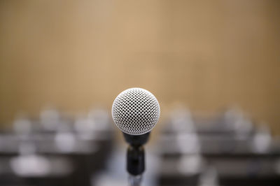 Close-up of lighting equipment