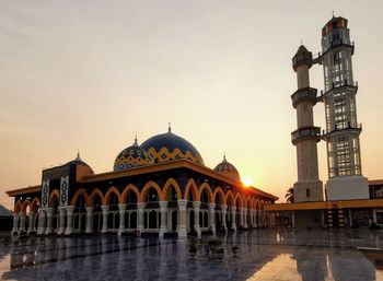 Cathedral against sky during sunset