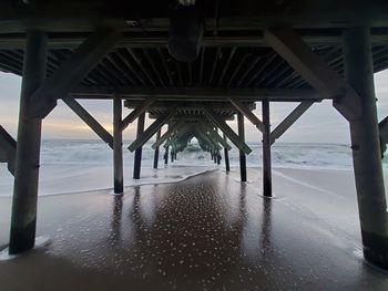 Under pier view