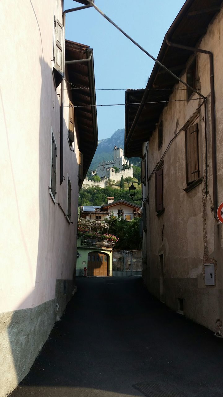 HOUSES AGAINST SKY