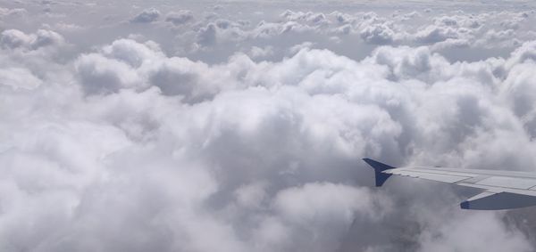 Aerial view of cloudscape against sky