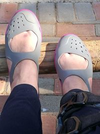 Low section of people standing outdoors