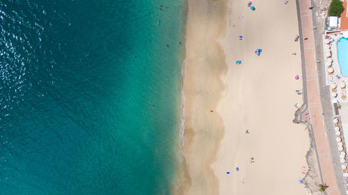 Aerial view of beach