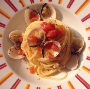 Close-up of food in plate