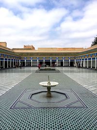 View of swimming pool in building