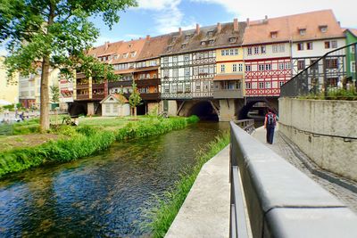 Canal along buildings