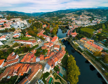 Amarante houses near tâmega river