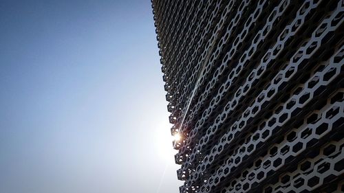 Low angle view of modern building