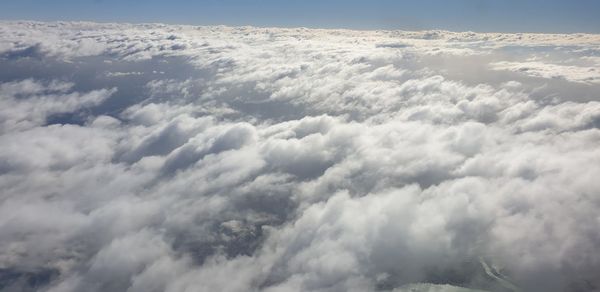Low angle view of clouds in sky