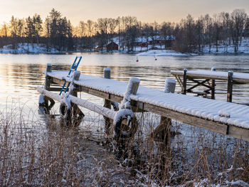 Scenic view of lake