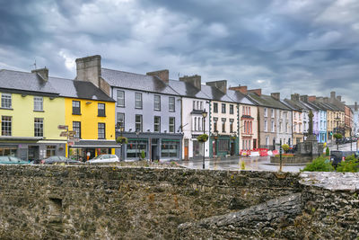 Street in cahir town city center, ireland