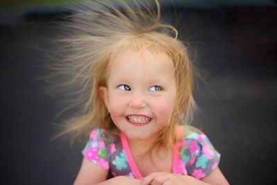 Portrait of a smiling girl