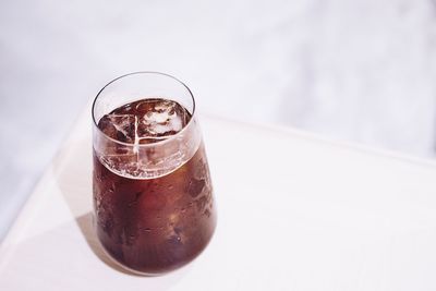 Close-up of drink on table