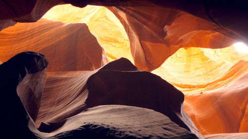 View of rock formation