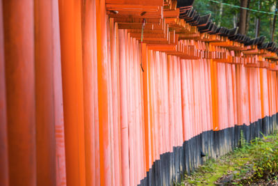 Row of temple