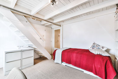 Interior of modern bedroom