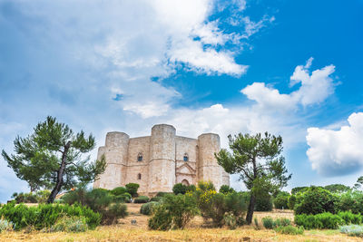 Low angle view of historical building