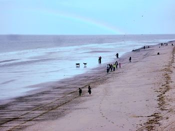 People on beach