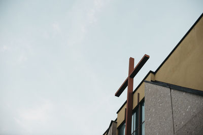 Low angle view of building against sky