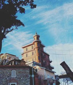 Low angle view of building against sky