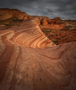 Rock formations at valley of fire state park