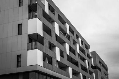 Low angle view of building against sky