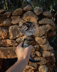 Ants in a magnifying glass 