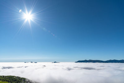 Unkai terrace panorama sea of clouds. tomamu hoshino resort. shimukappu village, hokkaido, japan