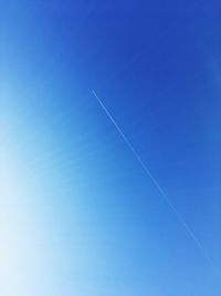 Low angle view of blue sky