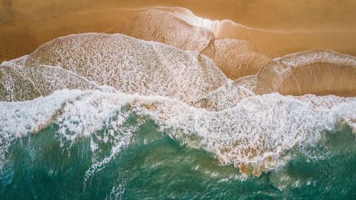 Scenic view of sea shore