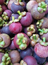 Full frame shot of fruits for sale at market