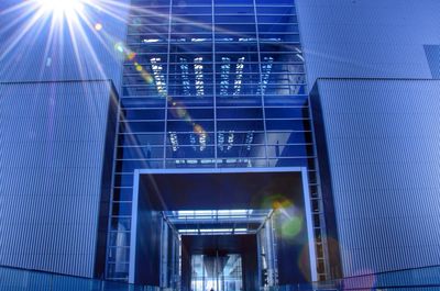 Low angle view of modern building