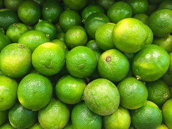 Full frame shot of oranges in market