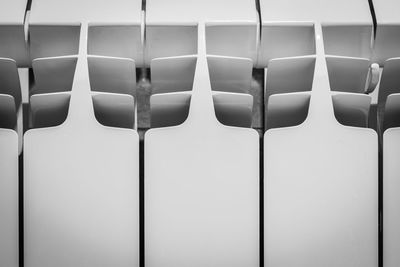 Full frame shot of empty seats