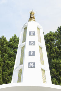 Low angle view of building against sky