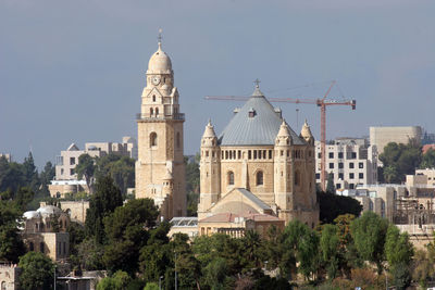 Church of dormition on mount zion, jerusalem