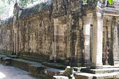 View of old ruin building