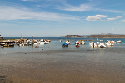 Group of people on beach