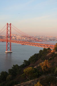 25th of april brigde, conncting lisboa and almada